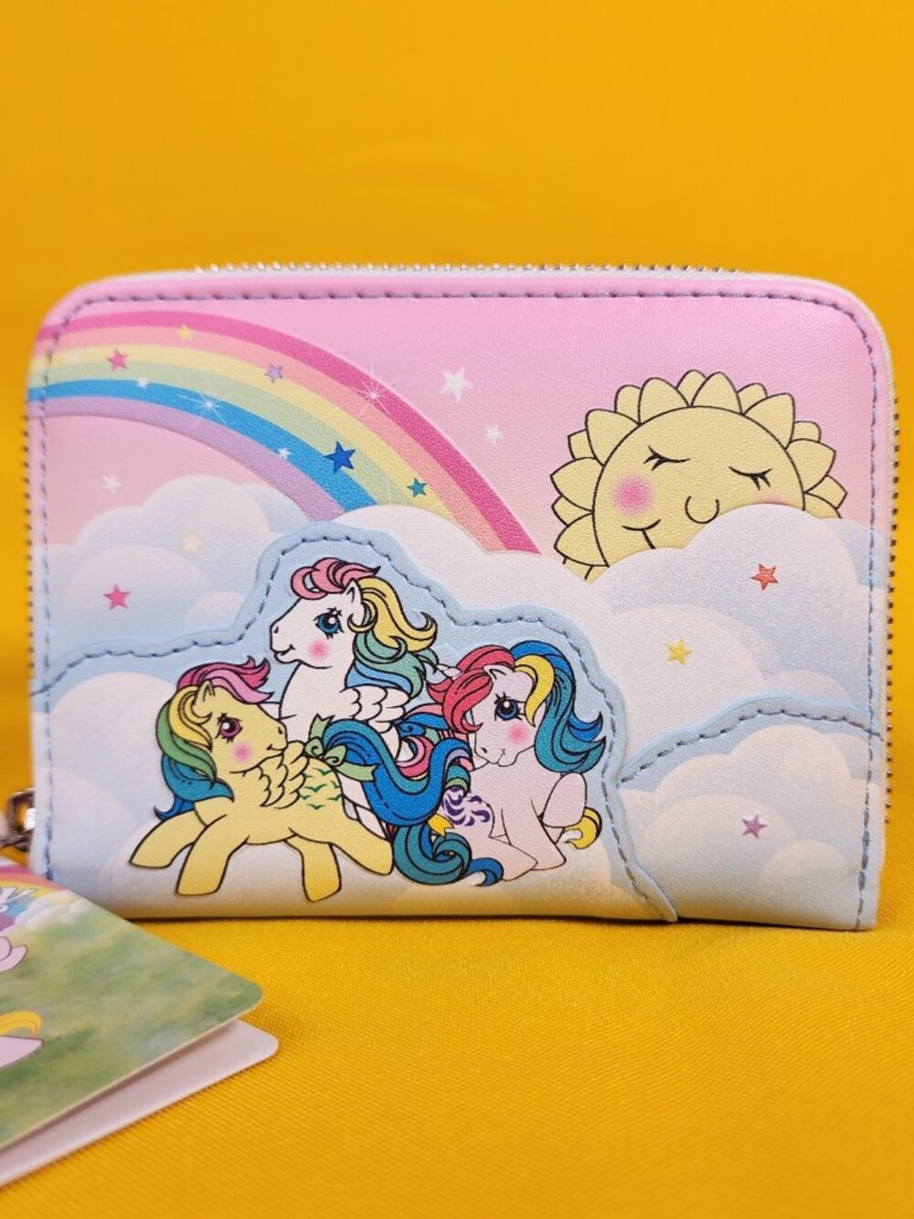 Loungefly My Little Pony Equestria Rainbow Sunshine Zip Around Wallet NEW